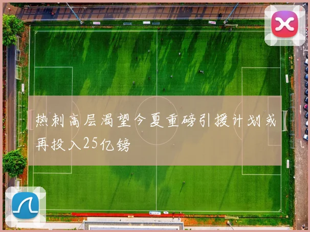 热刺高层渴望今夏重磅引援计划或再投入25亿镑